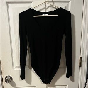 Black Long Sleeve Bodysuit